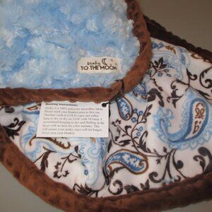 MINKY MOON BABY BLANKET - New With Tag